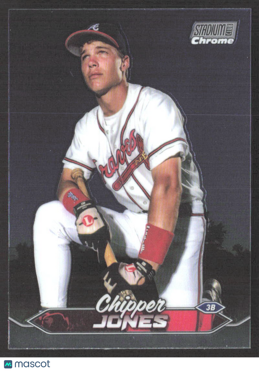 2024 Topps Stadium Club Chipper Jones #4 Chrome