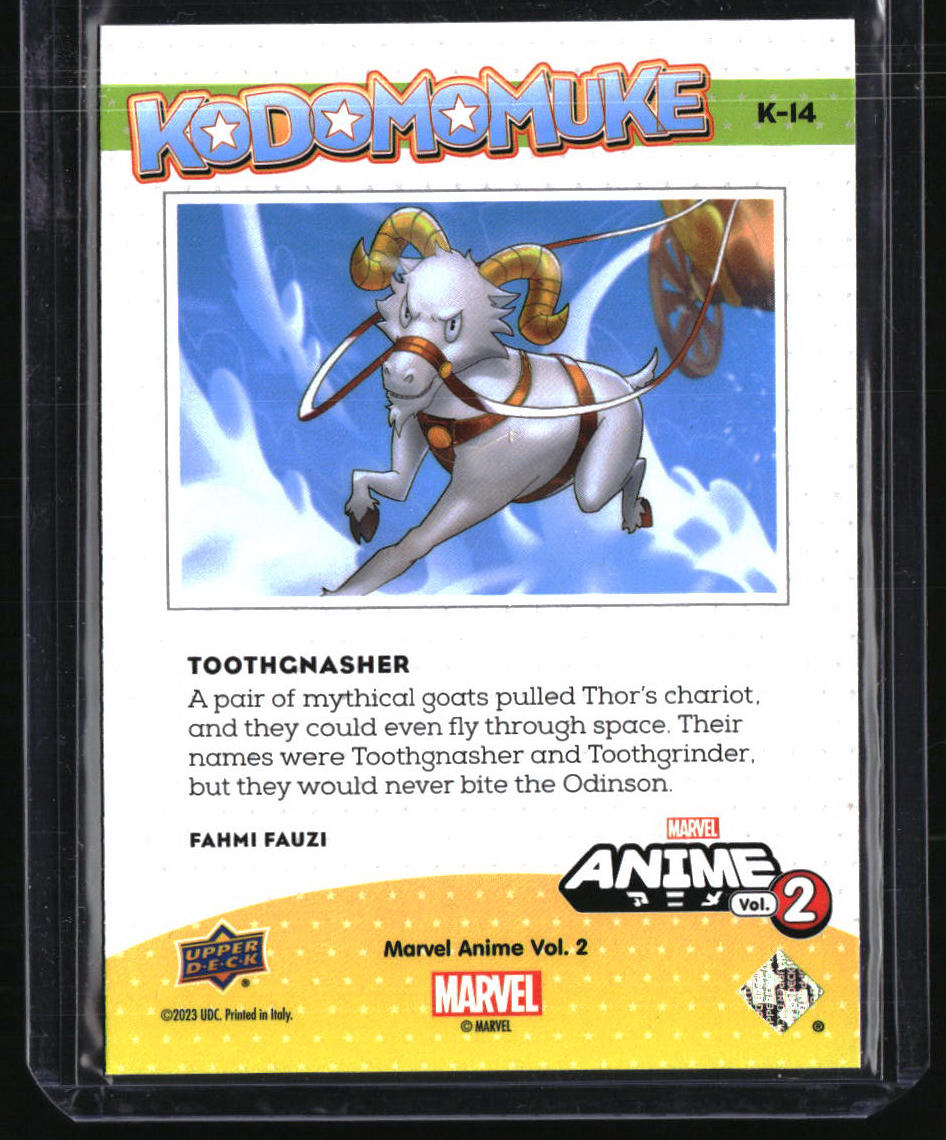 2023 Upper Deck Marvel Anime Vol.2 Toothgnasher } #K-14