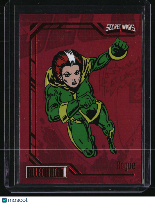 2023 Upper Deck Allegiance: Marvel Secret Wars Rogue Rainbow Red 
#41