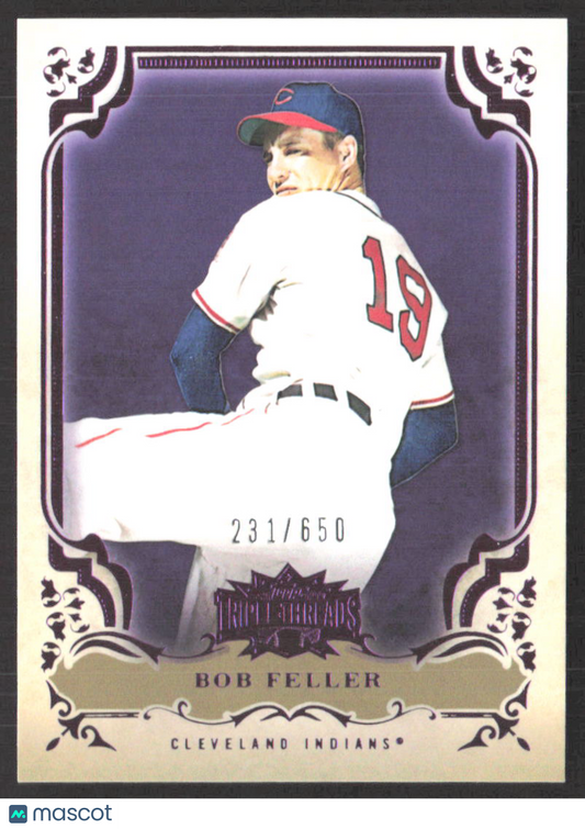 2013 Topps Triple Threads Bob Feller #81 #/650